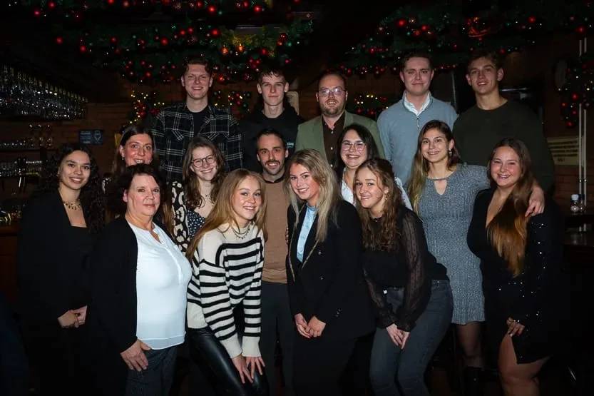 Groepfoto Klinkert Groepsfoto van het personeel van Eetcafé de Klinkert