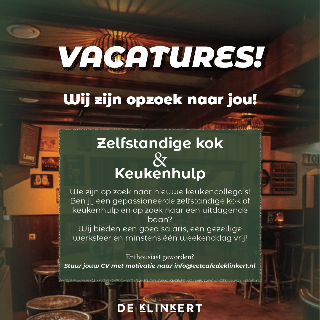 Zelfstandige kok en keukenhulp Vacatures voor kok en keukenhulp